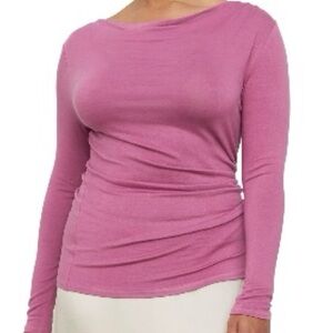 VINCE Drape Neck L/S